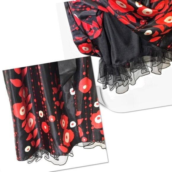 y2k Formal Dress Prom Homecoming Sweetheart Neck Spaghetti Strap Bow Back Retro - Picture 8 of 14